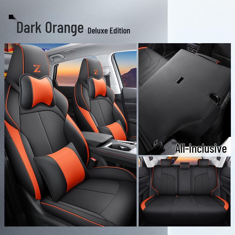 2022 Changan Oshan Z6 Full Coverage Cartoon Seat Cover & Cushion - Blue Whale Design, Four Seasons