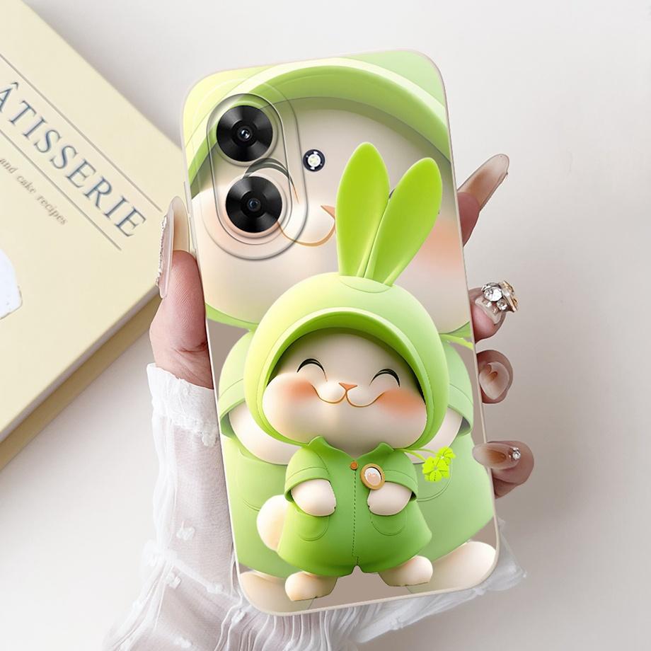 Miękkie Silikonowe Etui Na Telefon Dla Realme Note 60 60x / Realme C61 Indie Narzo N61 Etui Kreskówkowe Zwierzęta Kwiaty Modne Drukowane Pokrowiec