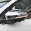 ABS Chrome For JETTA MK6 2015 2016 2017 2018 Car Rearview Mirror Block Rain Eyebrow Cover Trim Car Styling Accessories 2pcs