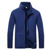 Winter Men's Polar Fleece Plus Velvet Thick Sweater Stand-up Collar Cardigan Cold-proof Warm Fleece Casual Simple Large Size