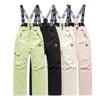 Kids' Waterproof & Windproof Ski Pants with Straps - Thickened, Warm Outdoor Gear for Boys & Girls