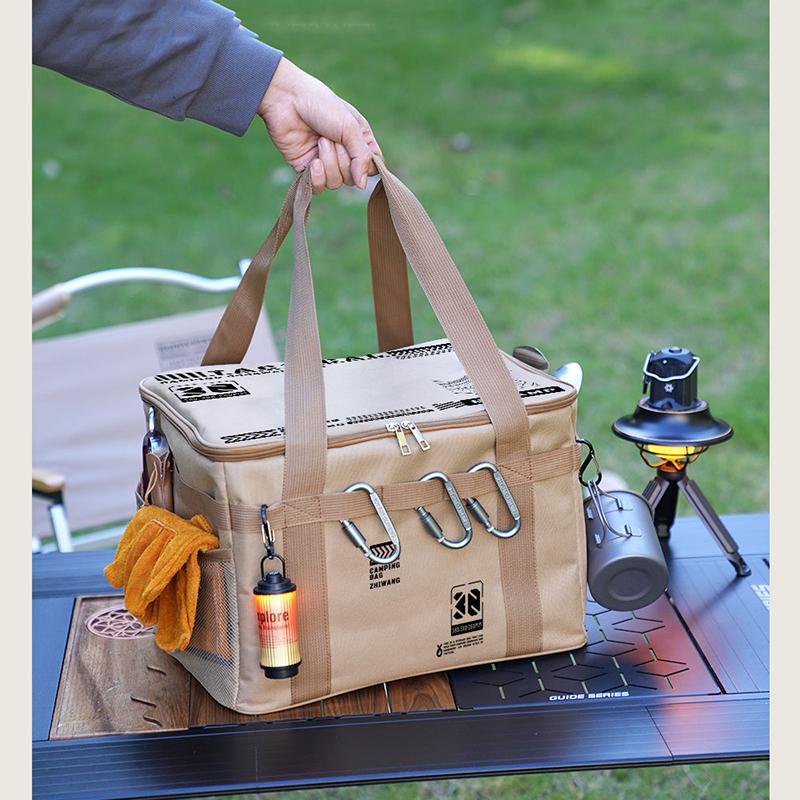 Outdoor Storage Bag Large Capacity Folding Storage Box Picnic Camping Equipment Storage Box Portable Waterproof