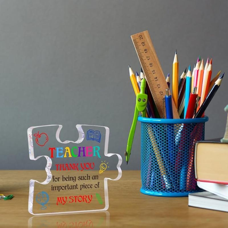 Best Teacher Paperweight - Graduation & Appreciation Keepsake for Daycare Educators