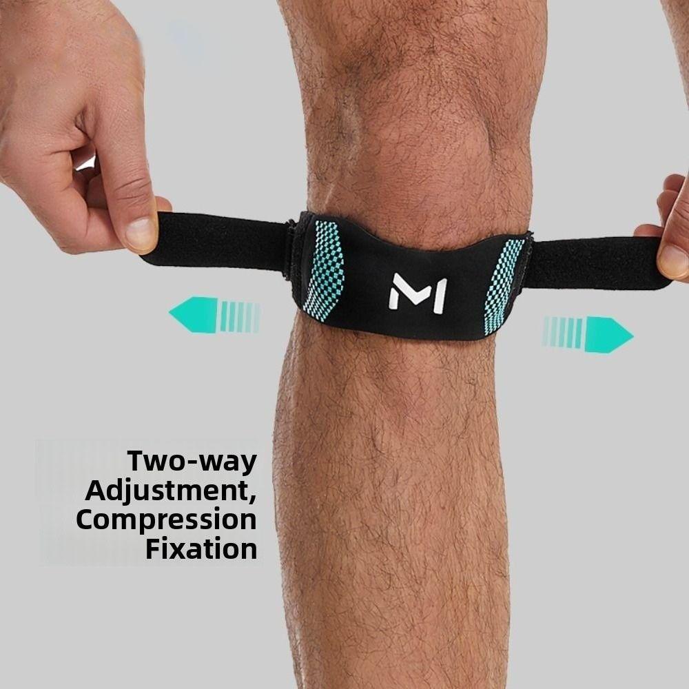 Fixed Protection Patella Knee Strap Silicone Knee Pain Relief Support Brace  Gym