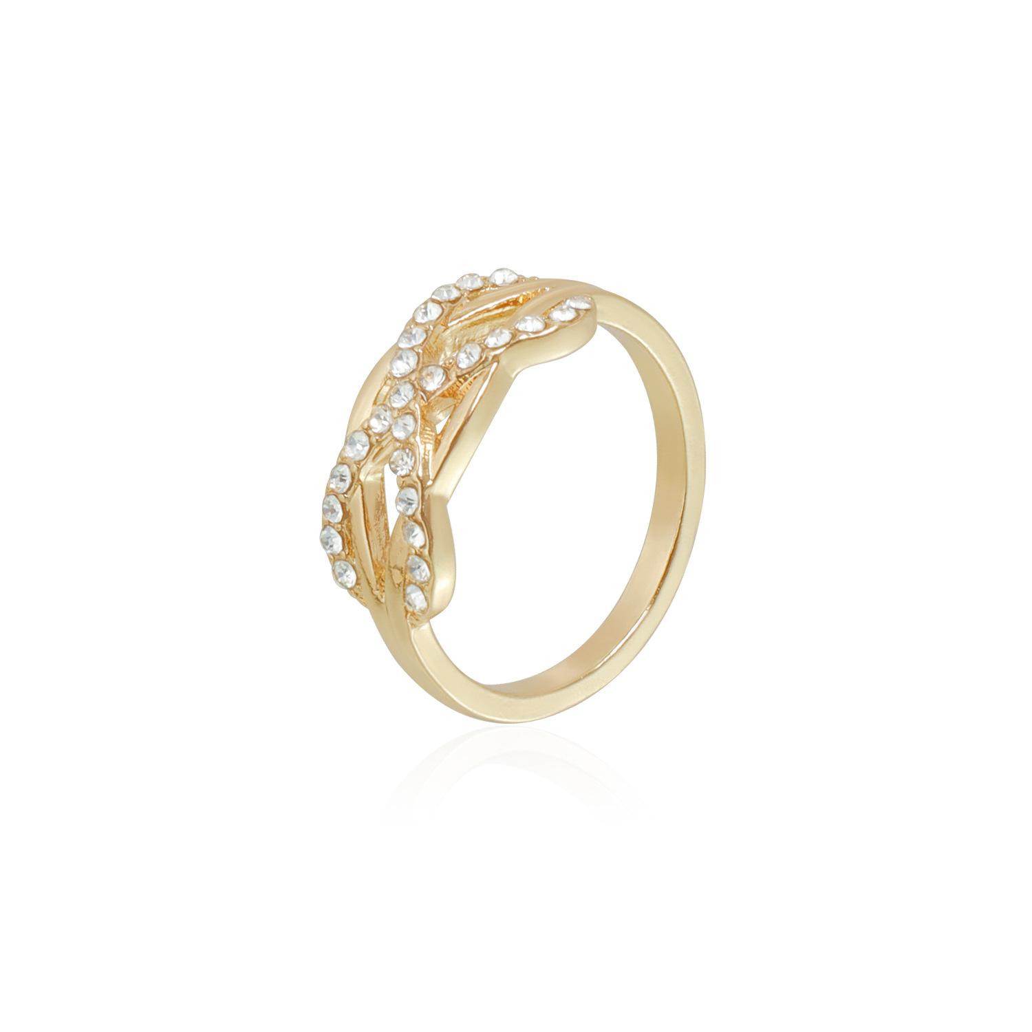 ins metal texture diamond ring, versatile opening adjustment ring ring ring