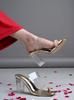 Shoetopia Stylish Trasparent Detailed Block Heels For Women & Girls