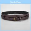 Dual Fashion Ladies Use Pu Leather Waist Belt Wide Belt For Work And Casual Use