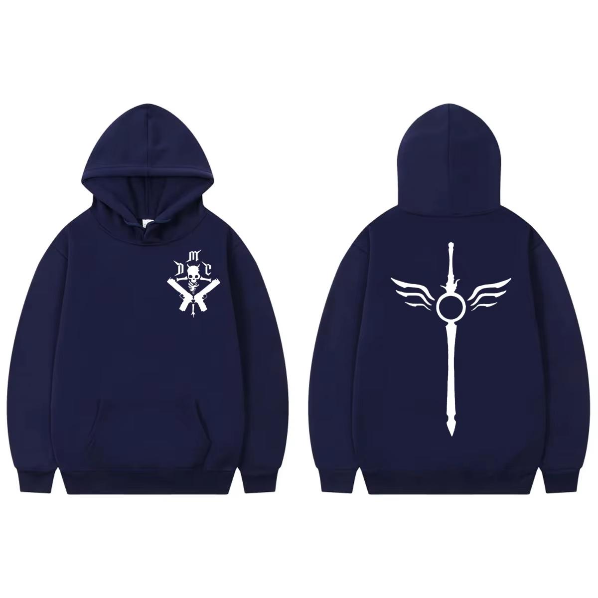 

New Devil May Cry Game Merch Hoodies for Men and Women High Quality Fashion Hoodies for Autumn and Winter Casual Sports Hoodies 3XL