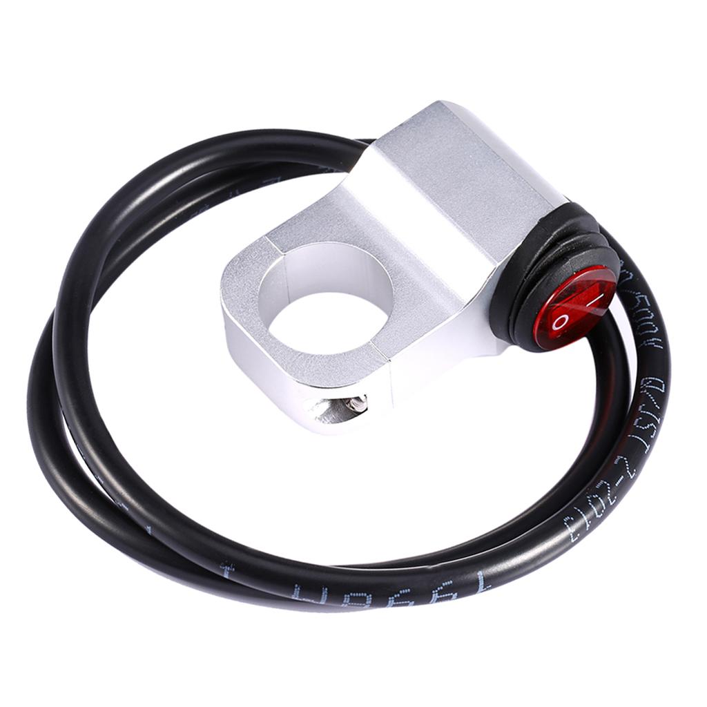 12V 16A Motorcycle Waterproof Handlebar Headlight Fog Spot Light On Off Switch