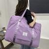 Bolsa de almacenamiento de viaje impermeable con cierre de cremallera, bolsa de equipaje multiusos de gran capacidad con asa reforzada