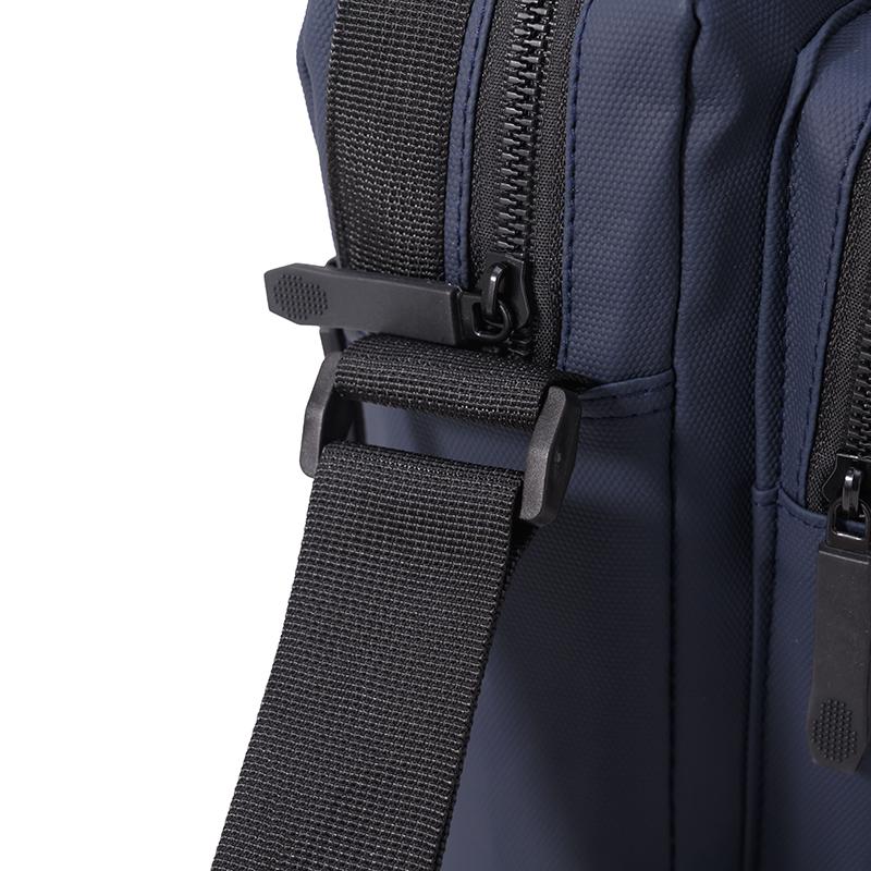 Men Oxford Crossbody Bag Multi Pocket Casual Shoulder Handbag for Travel Work