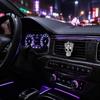 Dunkler Stil Auto Dekoration Krone Schädel Lufterfrischer Lüftungsklemme, Duftspender, Metallische Accessoires Gotisches Auto Innenzubehör für Tablets