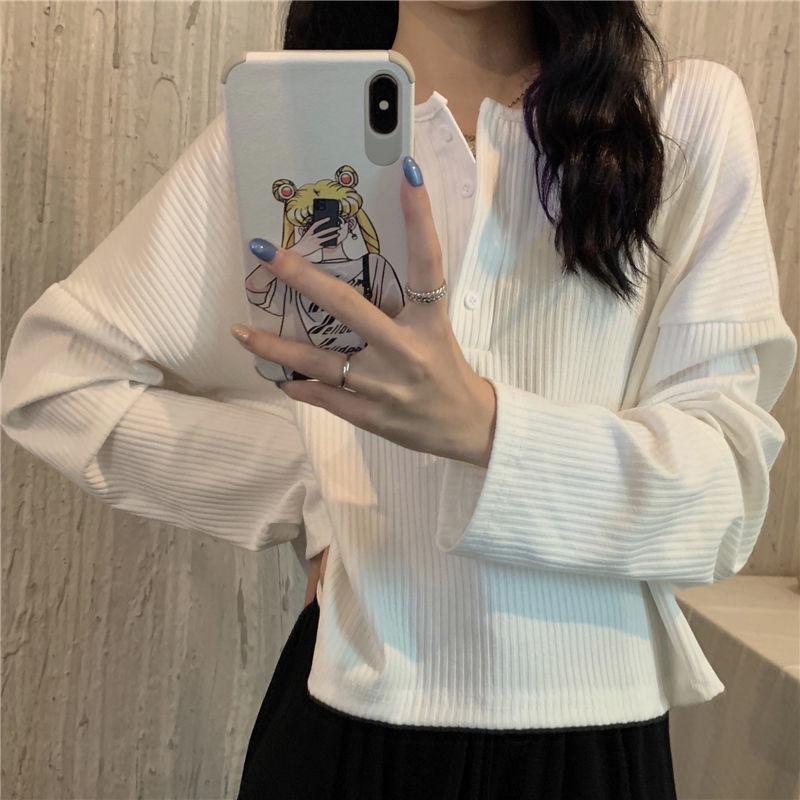 Spring Summer Autumn Solid Casual T-Shirts Female Pullover Women's Blouse Long Short Sleeve Slim Knitted Top Soft