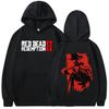 Red Dead Redemption's Fashionable Printed Hoodie and Sweatshirt, a Comfortable and Warm Men's Pullover for Autumn and Winter