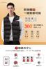 Fomte Electric Heated Vest Heating Front and Back Independent Simultaneous with Large 3 Temperature Power Made In Fully for Men and Heated Cold