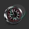 Universal Pocket Stick-On Clock Car Dashboard Clock Quartz Luminous Clock