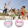 Inflatable Beach Volleyball Outdoor Game Match Ball Wear-Resistant Soft Volleyball for Training Practice Team Sports School Park