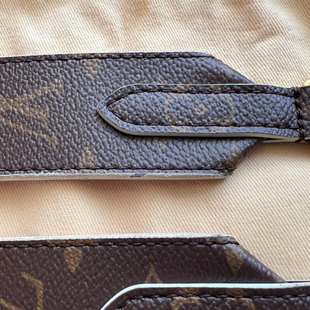 Used LOUIS VUITTON Shoulder Strap Monogram x Pink Non-adjustable