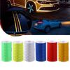 Mark Protective Sticker Safety Warning Tape Motorcycle Film Reflective Strip Sticker Self Adhesive