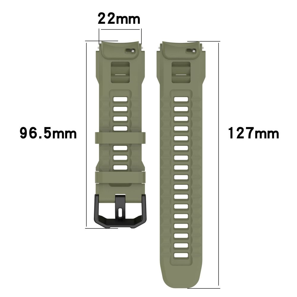 Replacement Silicone Strap Breathable 48mm Smart Watch Band Quick Release Comfortable Watch Accessories for Amazfit T-Rex 3 Pro