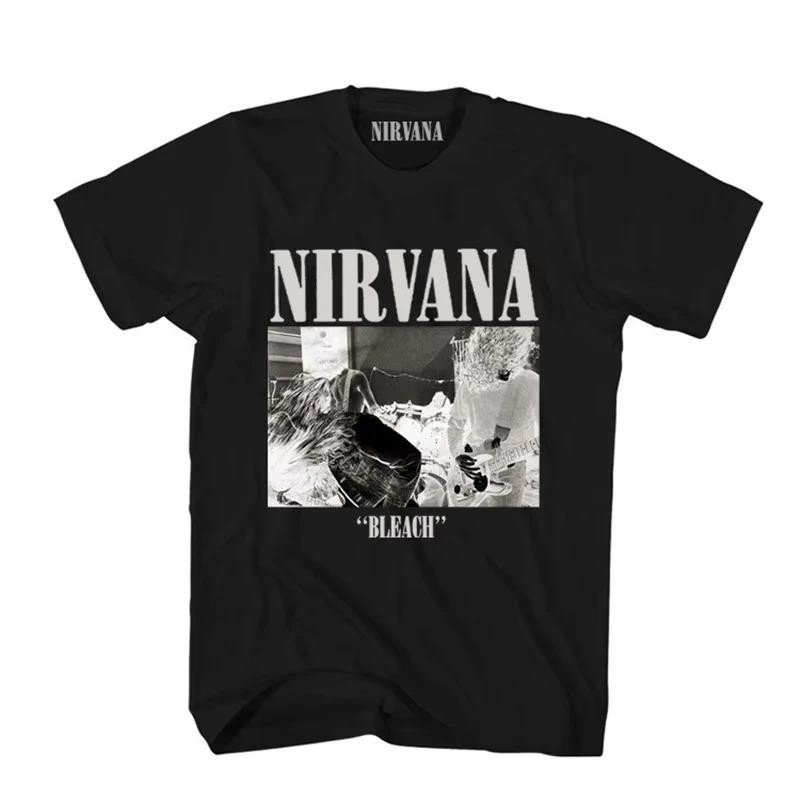 Nirvana Bleach Album Cover Black T-shirt XL