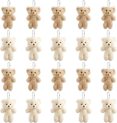 Ours en Peluche Non Toxiques Petits Ours en Peluche de Noël Animaux en Peluche Mignons Jouets en Gros Pour Cadeaux d'Anniversaire Fête de Noël Saint-Valentin