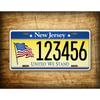 Customizable 6x12 United We Stand License Plate Metal Sign DIY Text Auto Wall Decor