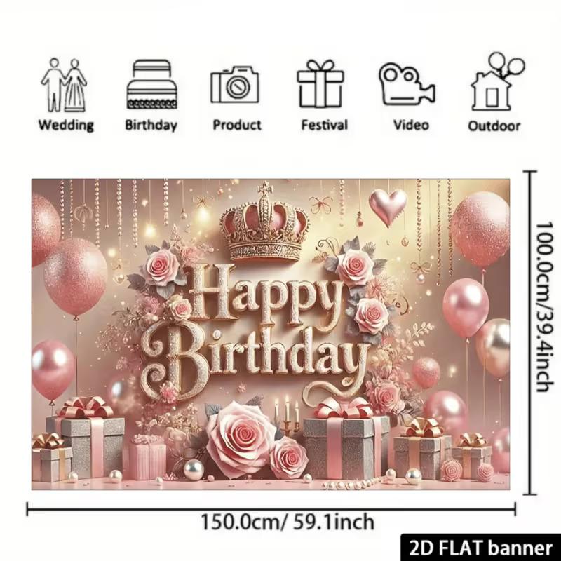 

2D Multifunctional Backdrop for Birthday, Festival & Product Photography 47.2x31.5inch/120*80cm
