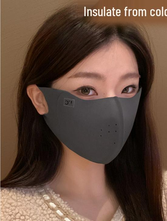 3D Gesichtsschlankheits Wintermaske: Winddicht, Atmungsaktiv, Augeneckenschutz für das Laufen bei Kälte.