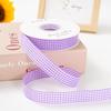 2cm Plaid Satin Ribbon for Baking, Packaging, Fresh Flowers, Bouquets, Cake Boxes, and Crafts - Camouflage Design.