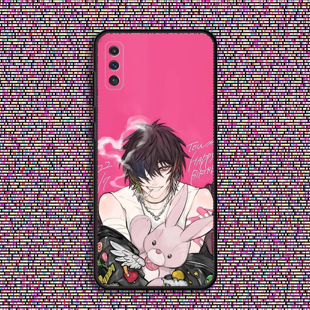 Coque de téléphone Towa Slow Damage Pour Samsung S 25,24,23,22,30,21,10,9,Ultra,Plus,Lite,FE,4,5 G Coque Souple Noire