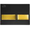 Flush Button Laveo Beni Black Gold VPB795G