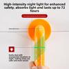 Stainless Steel Bathroom Handrail with Illuminated Ring Anti-Slip Granules Bathroom Balance Bars Thicken Advanced Auxiliary