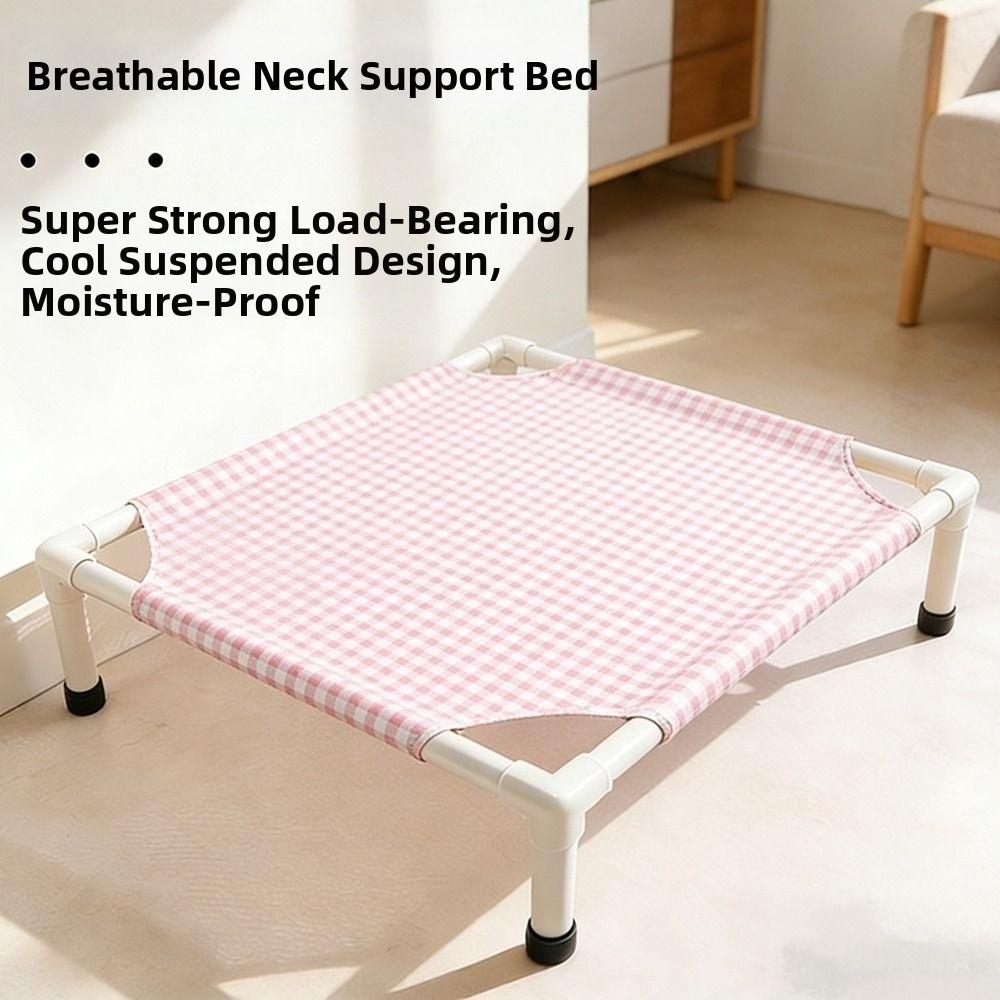Comfortable Pet Camping Bed Detachable Pet Cool Nest Cat Lounger Cat Elevated Bed  Travel Portable