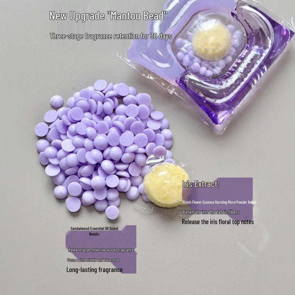 Zhanjia Eucalyptus Laundry Pods: Dual-Fragrance, Six-in-One Formula with Long-Lasting Freshness, Sterilization, and Mite Removal, 38 Pods