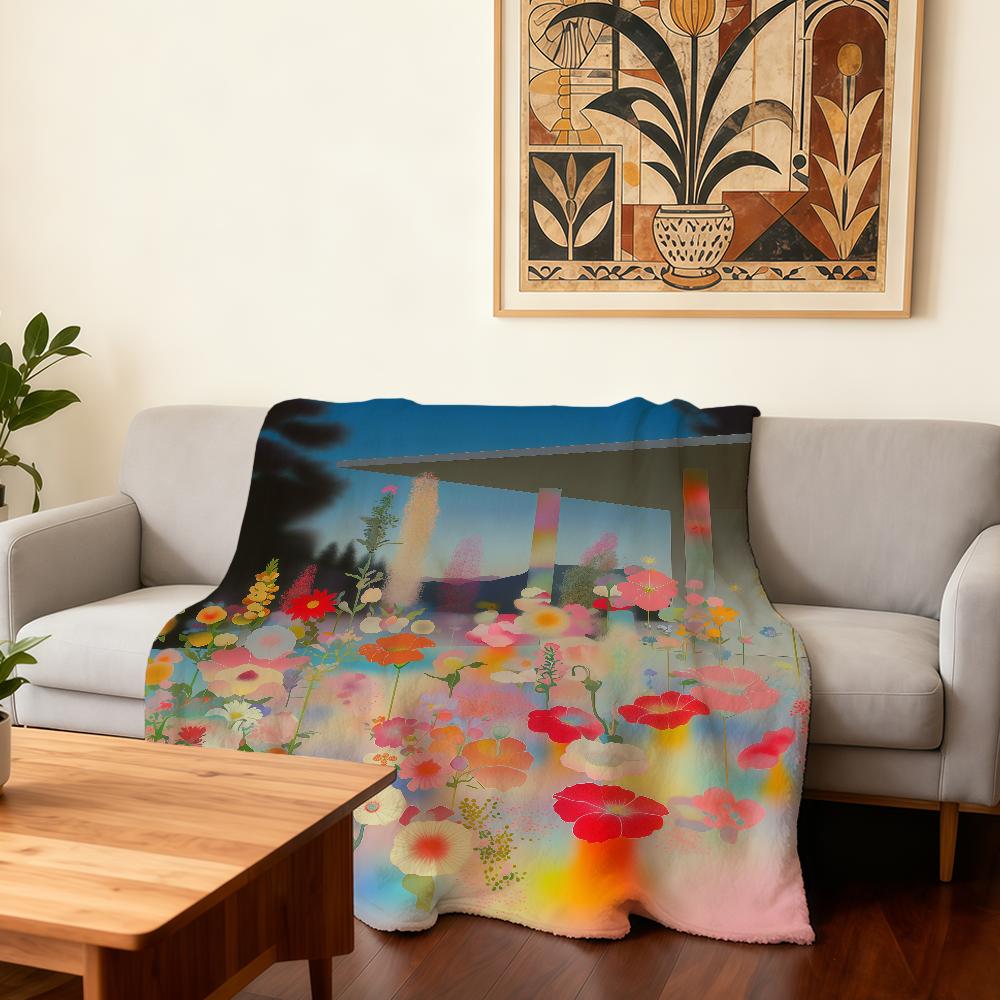 Dreamy AI Digital Art Blanket Super Warm Comfortable Plush Throw Blanket Child Home Sofa Bedroom Gift 30x40in