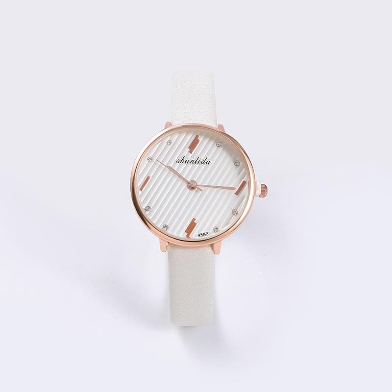 Fashion Ladies Watch Casual Belt Quartz Watch Trend Versatile Student Watch Watch белый