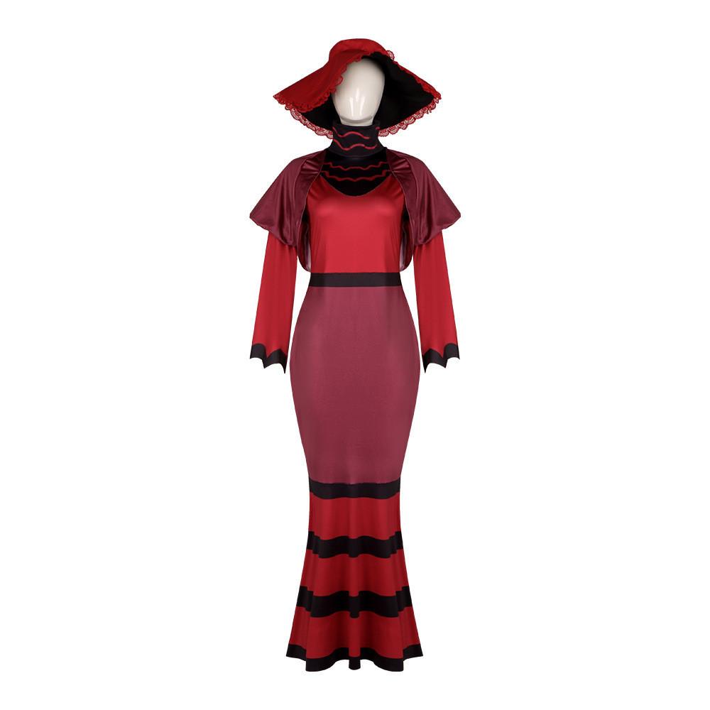Hazbin Hotel Rosie Cosplay Kostüm Zeichentrickfigur Halloween Party Rollenspiel
