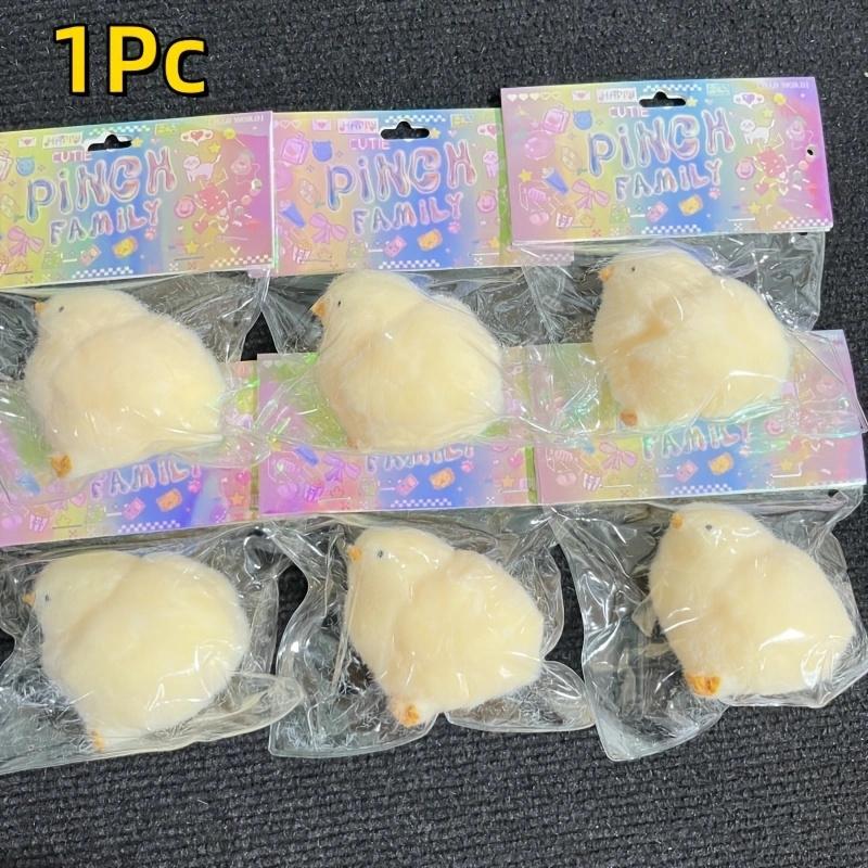 

1Pc Chick Squishy Squeeze Toy Kids Adult Soft Pinch Pop Fidget Toys Entertainment Games for Children Halloween Christmas Gifts