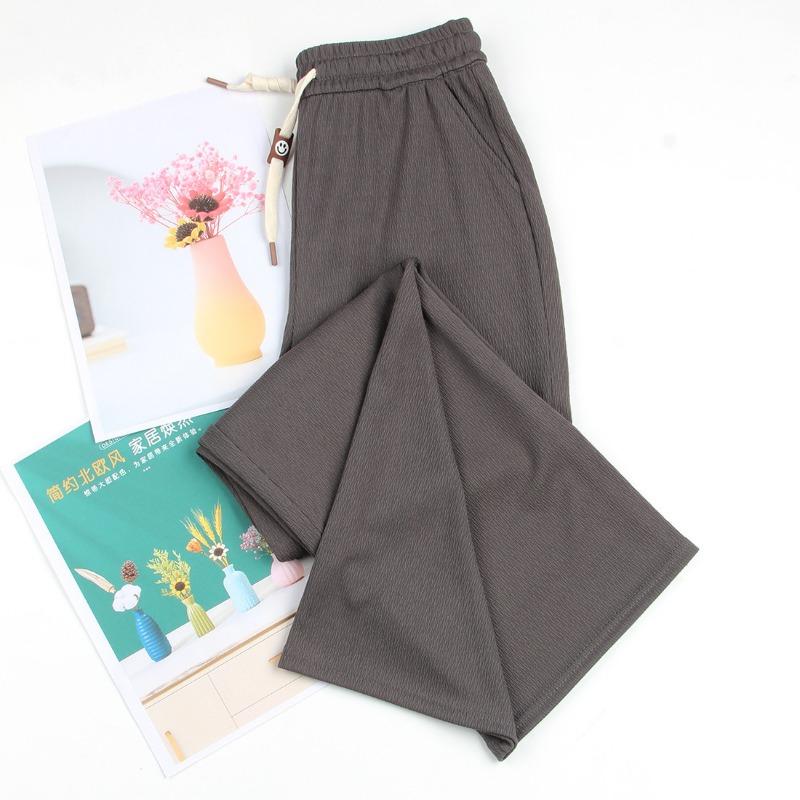 Wide-leg Pants Drooping Long Pants Women's Pants High-end Summer Pants Thin Women's Sunscreen Pants High-waisted Casual Pants