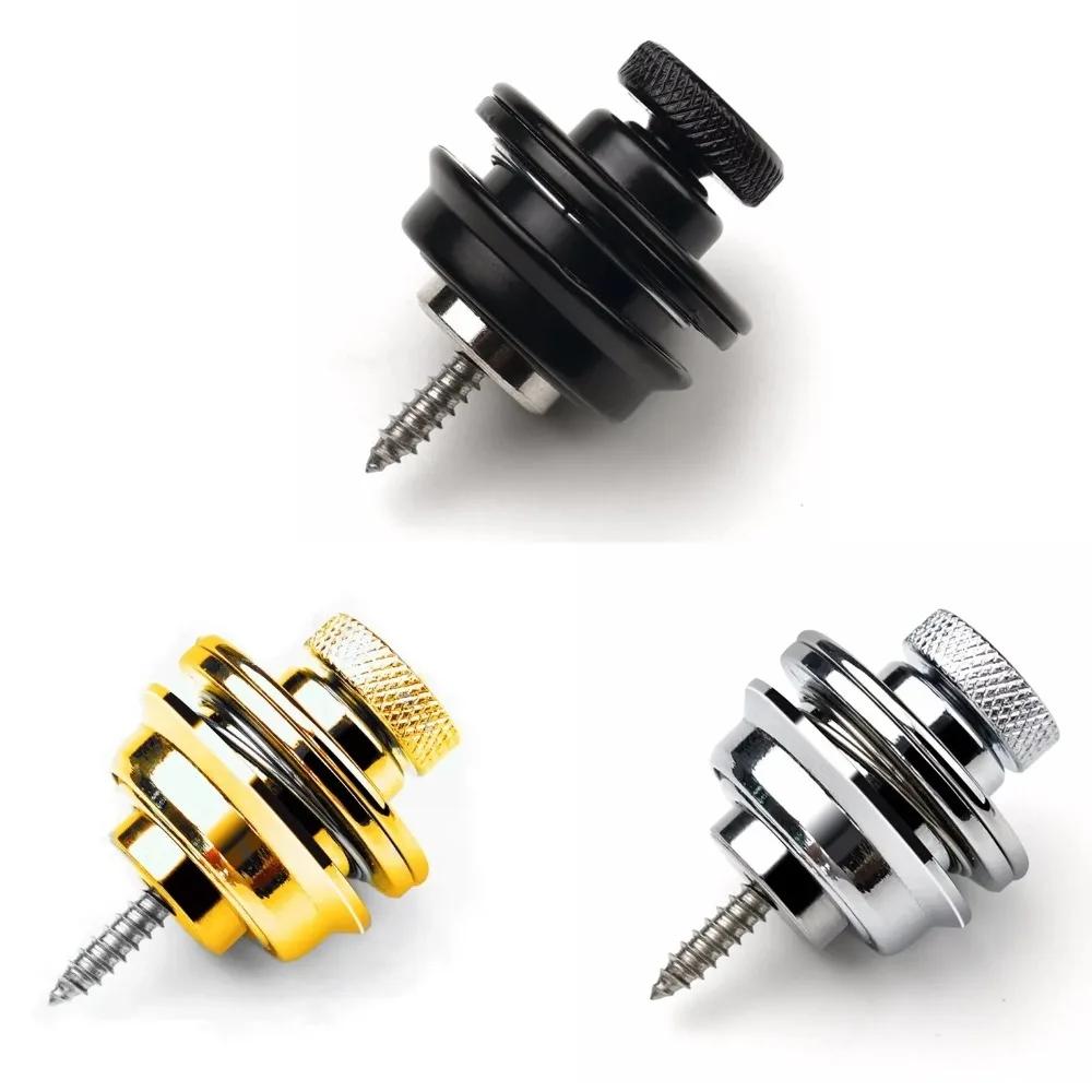 Heavy Duty Metal Guitar Strap Lock Security Straplock Button for Electric Acoustic Bass Ukulele