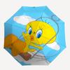 1pc Tweety3 Umbrella, Sun Protection, And UV Shielding. It Has Eight Sturdy Ribs for Outdoor Use And Perfect Gift