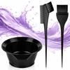 Hair Coloring Set Brush and Bowl Dyeing Bowl