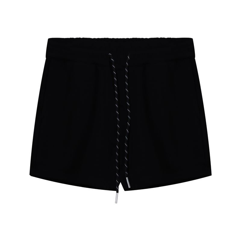 

Kumikumi Gyaru Set Sexy Sloping Shoulder Short sleeve T-shirt Women Summer High Waist Black Casual Shorts Two-piece Set Shorts L