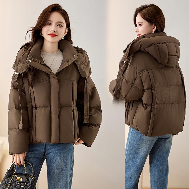 

Женская зимняя пуховая куртка с капюшоном YX86212 – Модная, Повседневная и Стильная. M (90-115 jin)