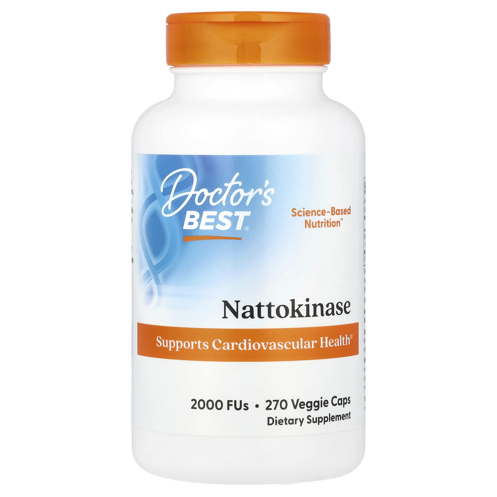 

Doctor S Best, Nattokinase, 2,000 Fu, Veggie Capsules 270