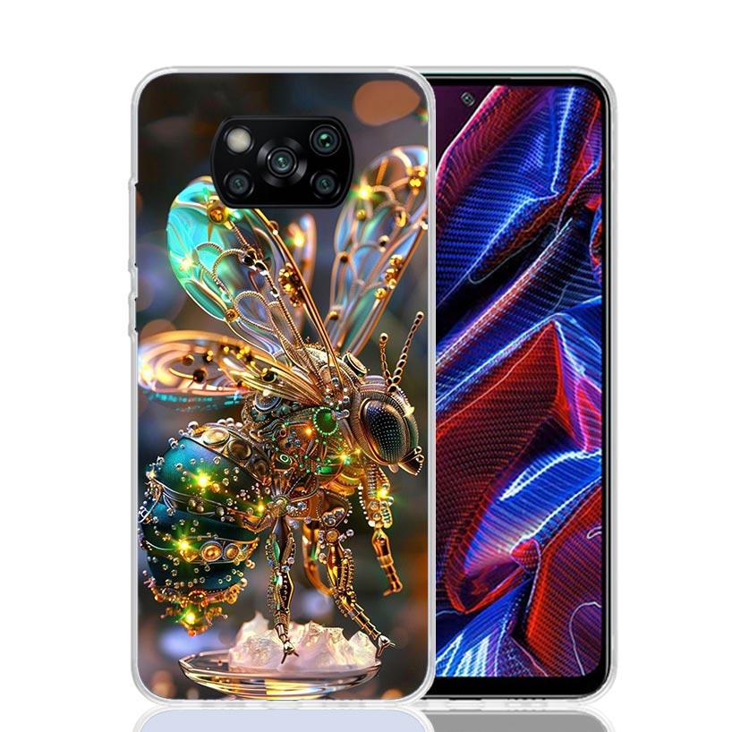 

Bee Keeping Honey Animal Phone Case For Xiaomi Poco X7 X6 X5 Pro F7 Ultra Redmi 15C 15 13 13C 12 12C 10 10A 10C 9 9A 9C 9T Cover Redmi 10 5G
