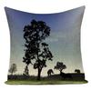 Decorative Throw Pillows Case Elephant Trees Animals Polyester Sofa Home Cushion Cover For Living Room Almofadas