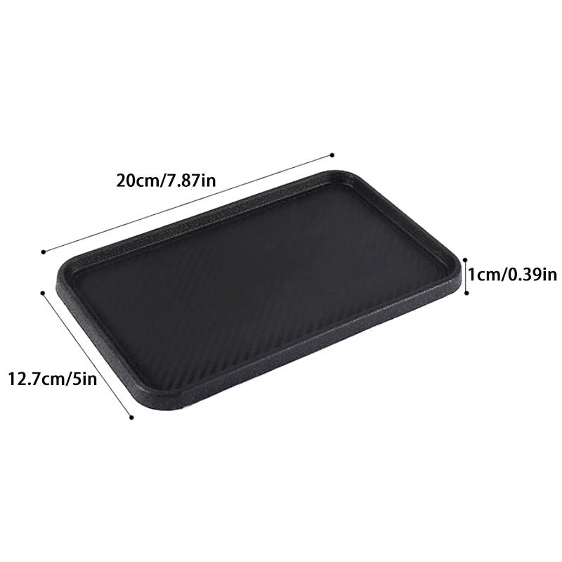 Car Front Dashboard Silicone Non-Slip Storage Catcher Pad Mat 200X127Mm Auto Interior Dashboard Sticky Pad Cushion Accessories