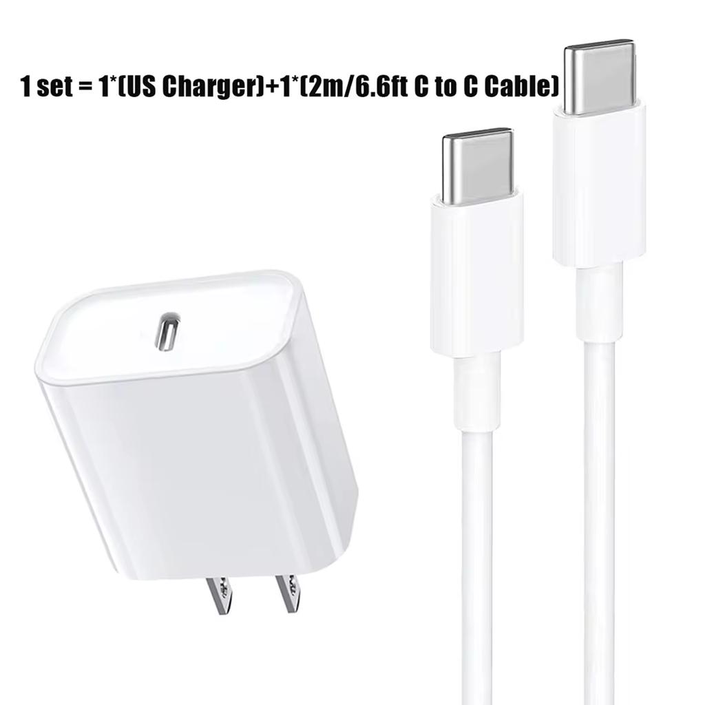 PD 20W Fast Charger For iPhone 16 15Pro Max Plus Fast Charging Cable For Apple iPhone Charger Plug Phone Accessory